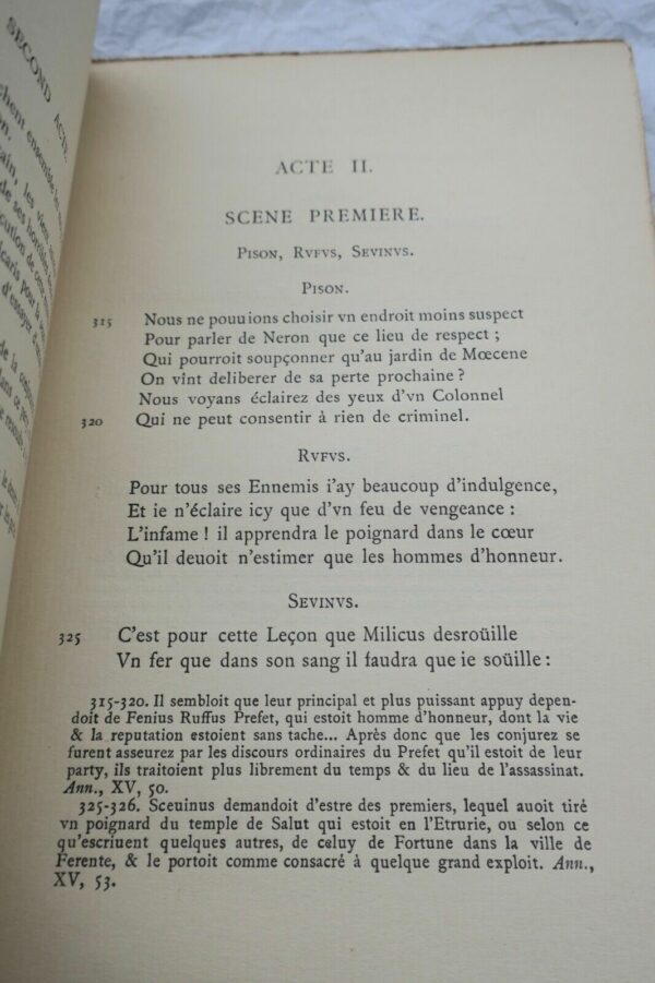 TRISTAN La mort de Sénèque Tragédie Edition critique publiée par Jacques Madelei – Image 4