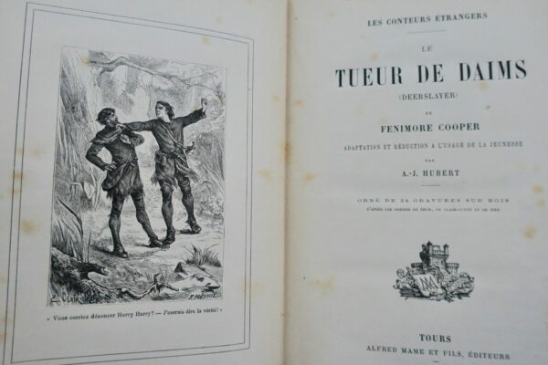 TUEUR DE DAIMS (DEERSLAYER)- COLLECTION LES CONTEURS ETRANGER COOPER 1886 – Image 6