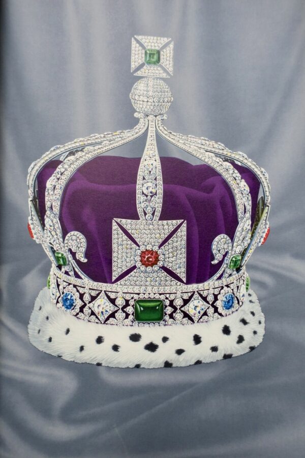 The Crown Jewels and other regalia in The Tower of London 1953