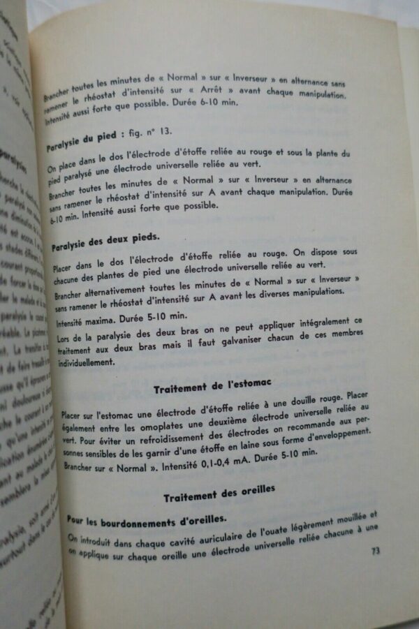 Thérapeutique Moderne à domicile avec le courant galvanique faible 1961 – Image 3