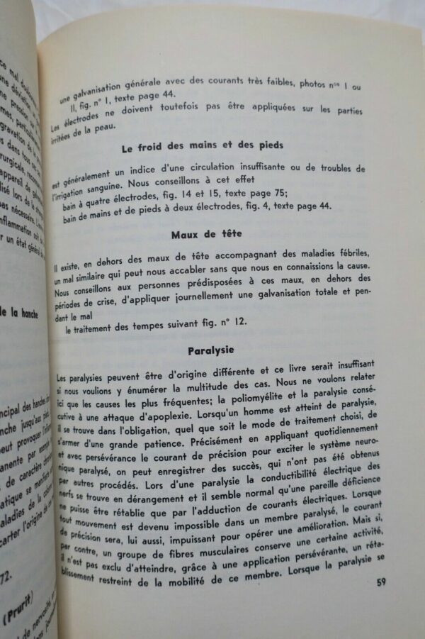 Thérapeutique Moderne à domicile avec le courant galvanique faible 1961 – Image 4