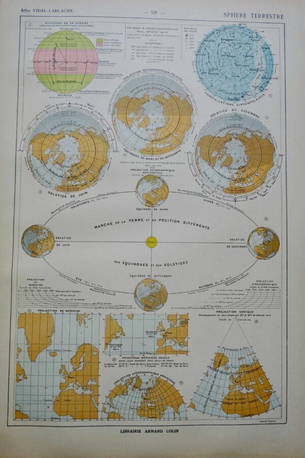 Vidal-Lablache ATLAS Histoire et géographie 1933 – Image 12