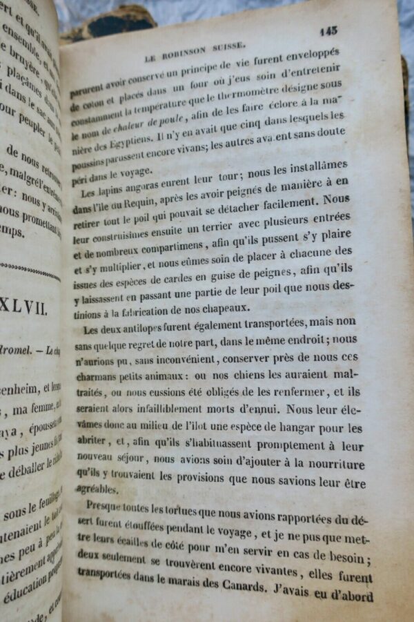 WYSS Le Robinson suisse, ou récit d'un père de famille jeté par un naufrage 1837 – Image 5
