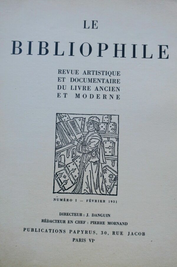 bibliophile Revue artistique et documentaire du livre ancien et moderne 1931-33 – Image 3