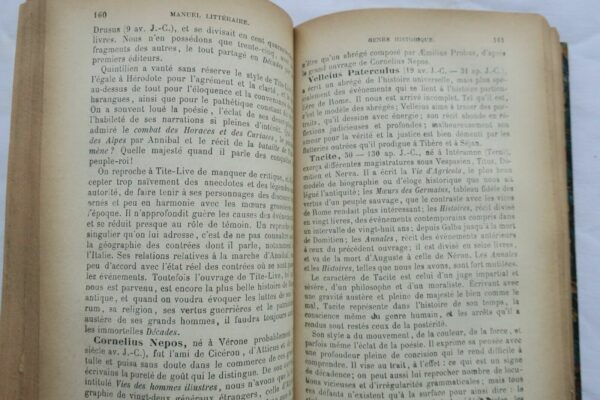 brevet Manuel littéraire cours de littérature 1886 – Image 7