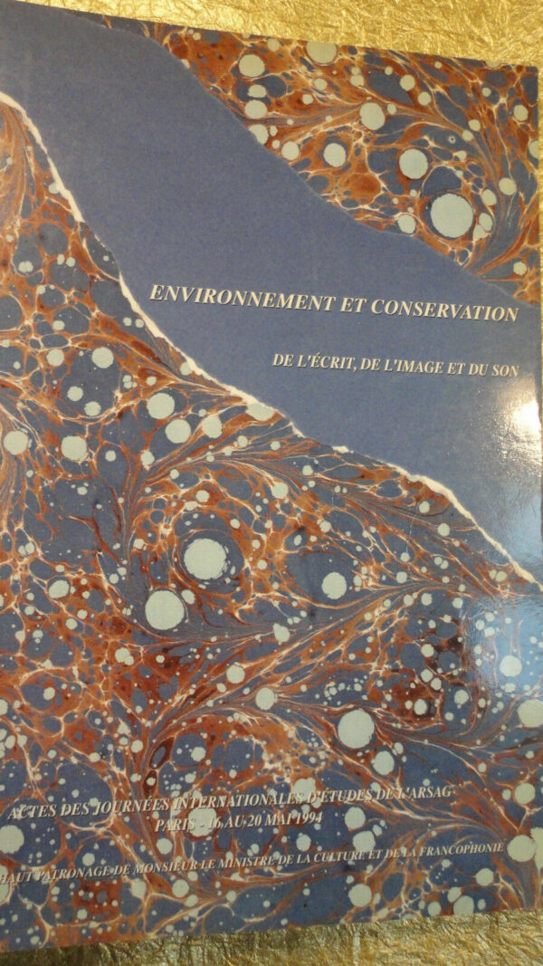 environnement et conservation de l'écrit de l'image et du son1994