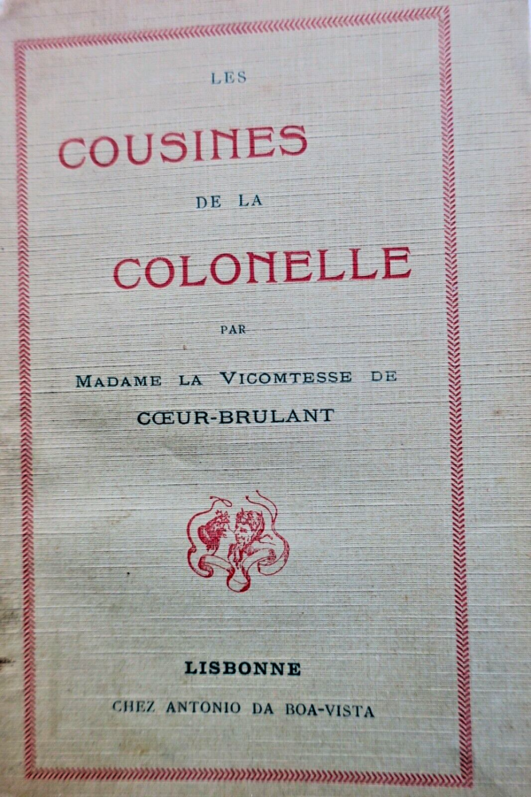 érotique COUSINES DE LA COLONELLE 2/2 sur vélin CURIOSA 1907 – Image 3