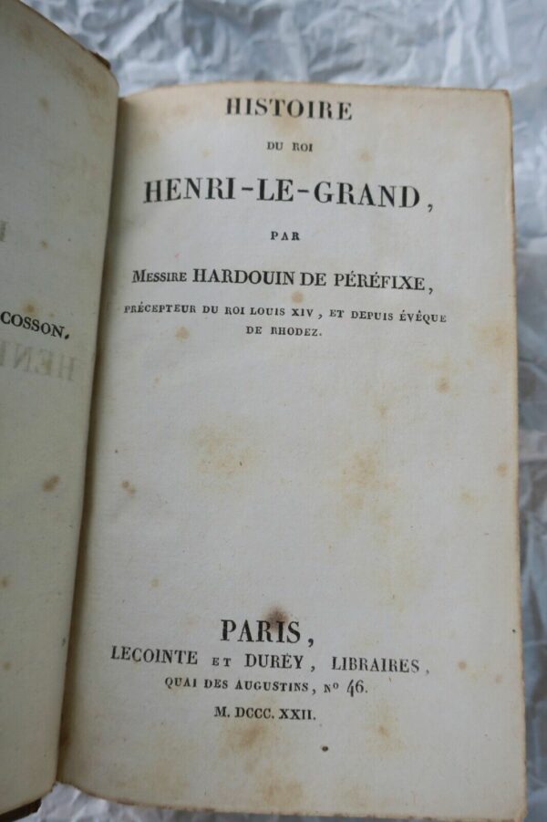 histoire du roi Henri-le-grand 1822 – Image 4