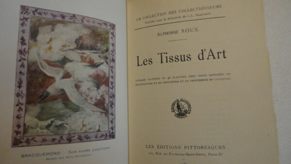 tissus ROUX (Alphonse). Les Tissus d'Art.  1931 – Image 5