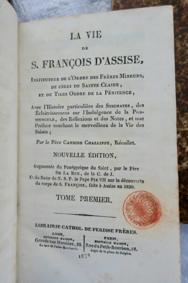 vie de S. François d'Assise 1858 – Image 3