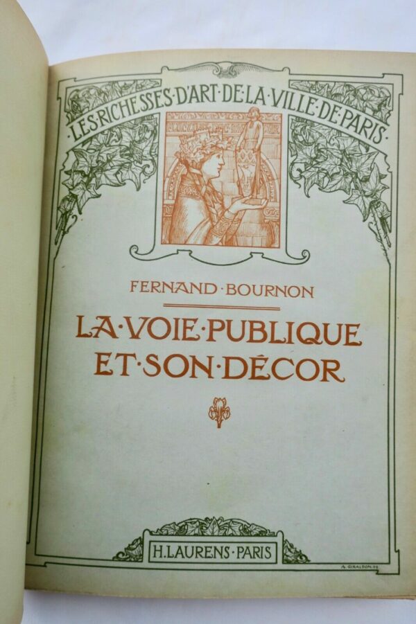 voie publique BOURNON La voie publique et son décor. 1909