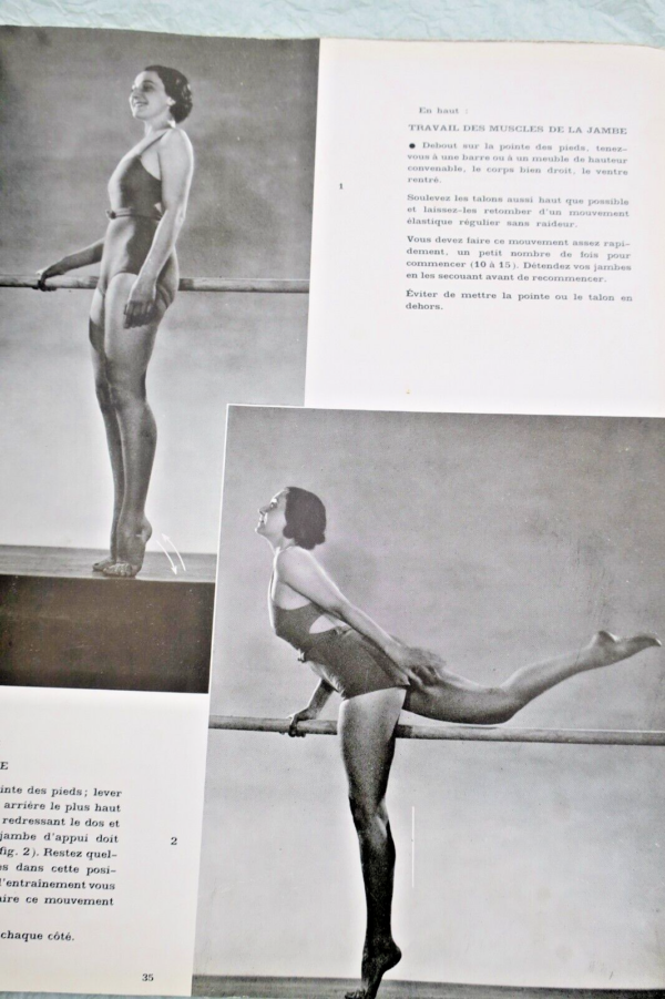 ALBUM DE GYMNASTIQUE QUOTIDIENNE - POUR ETRE SVELTE ET BELLE 1933