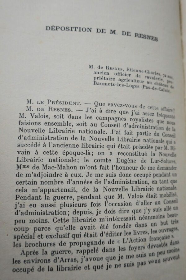 Action française Georges VALOIS Basile ou la politique de la calomnie 1927 – Image 9