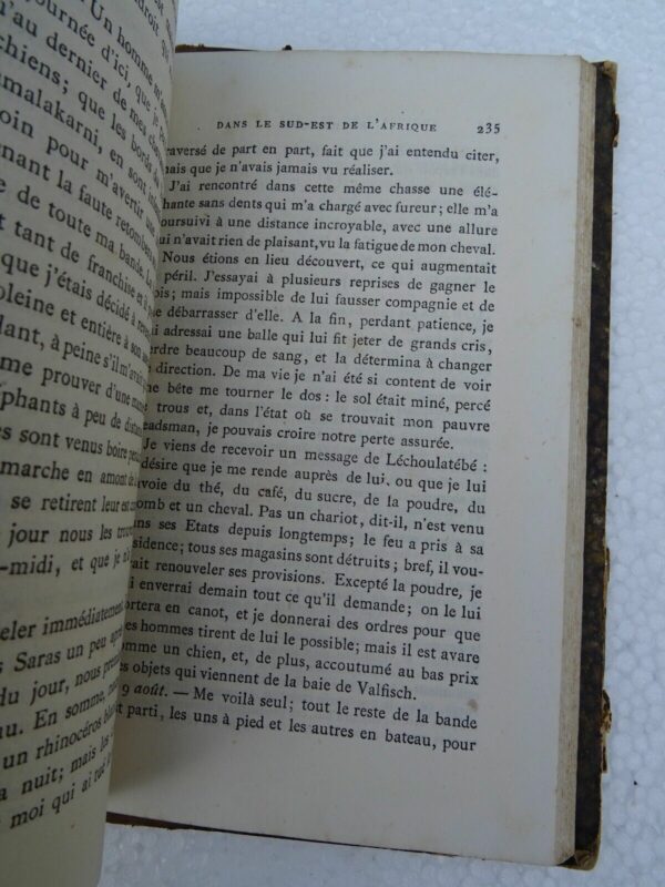 Afrique BALDWIN (W. C.). Du Natal au Zambèze, 1851-1866. Récits de chasses 1872 – Image 4