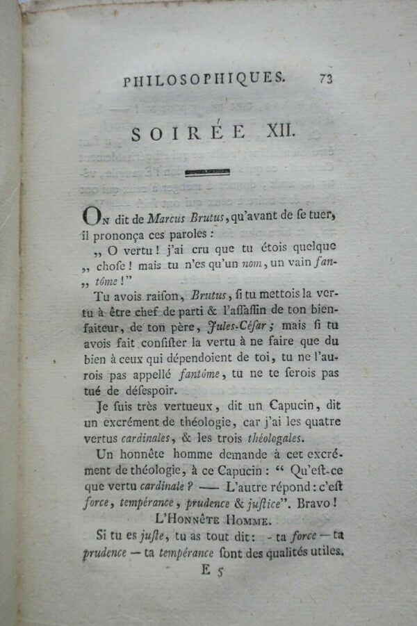 Allemagne Les Soirées Philosophiques du Cuisinier du Roi de Prusse 1785 – Image 4