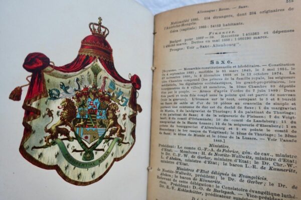 Almanach de Gotha 1890 Annuaire généalogique, diplomatique et statistique... – Image 3