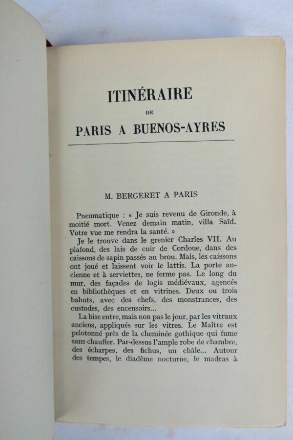 Argentine  ITINERAIRE DE PARIS A BUENOS-AYRES Brousson + envois... – Image 7