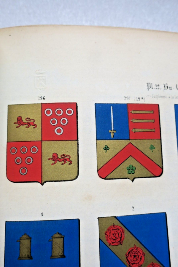 Armorial Guérin von Der Grasserie De Bretagne Blechschild Schild Blech Metall – Image 12