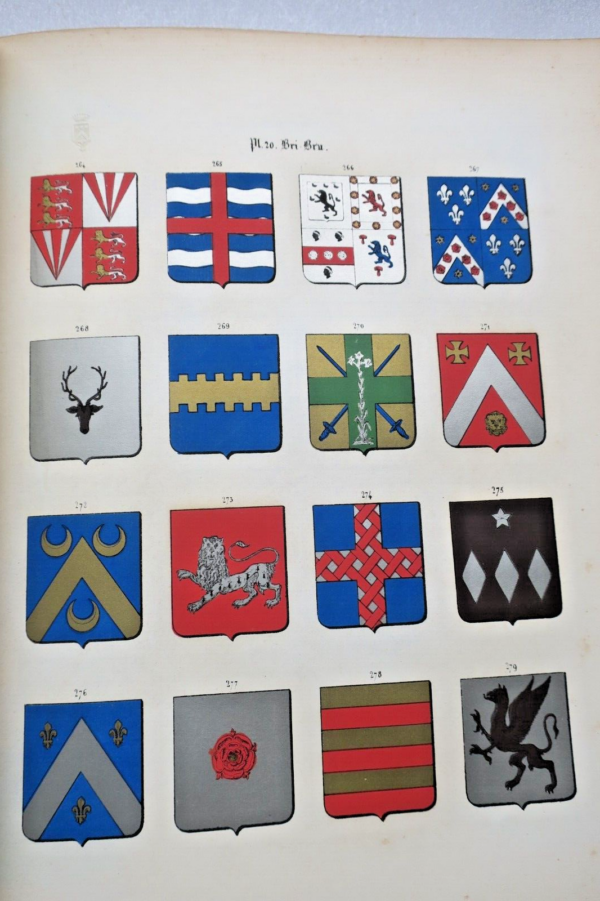 Armorial Guérin von Der Grasserie De Bretagne Blechschild Schild Blech Metall – Image 14