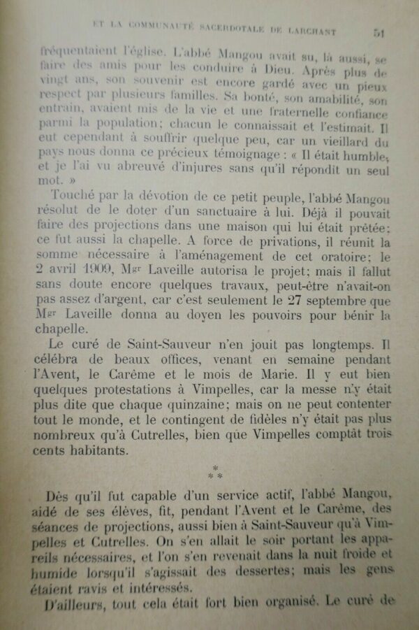 Aux temps héroïques de l'apostolat des campagnes. Le Chanoine Mangou 1934 – Image 4