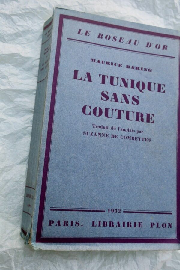 BARING (Maurice). La Tunique sans couture + dédicace – Image 3