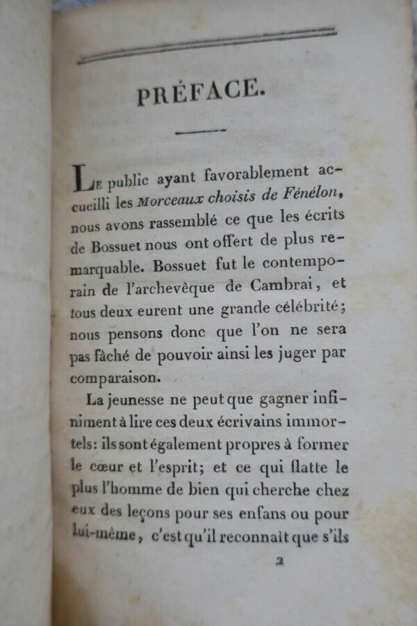 BOSSUET (Jacques-Bénigne). CHOIX DES MEILLEURS MORCEAUX DE BOSSUET – Image 7