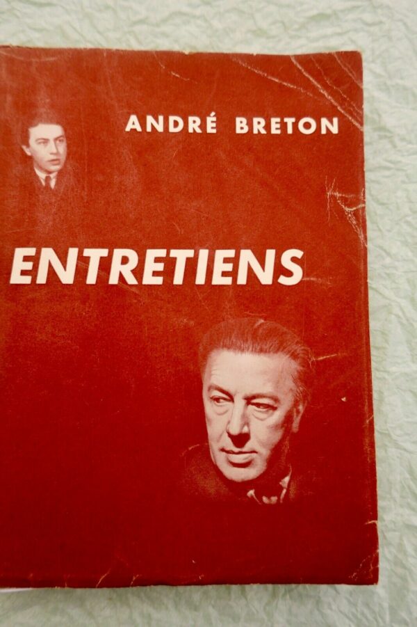 BRETON (André) Entretiens DEDICACE + S.P.