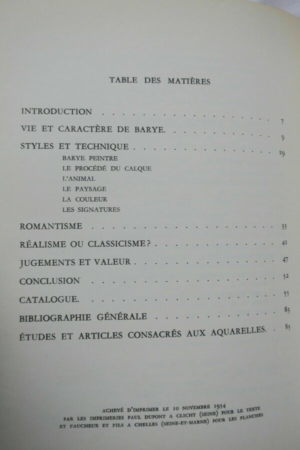 Barye Les Aquarelles de Barye. Etude critique et catalogue raisonné – Image 11