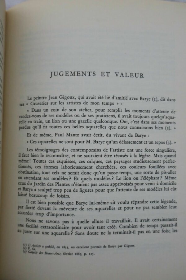 Barye Les Aquarelles de Barye. Etude critique et catalogue raisonné – Image 7