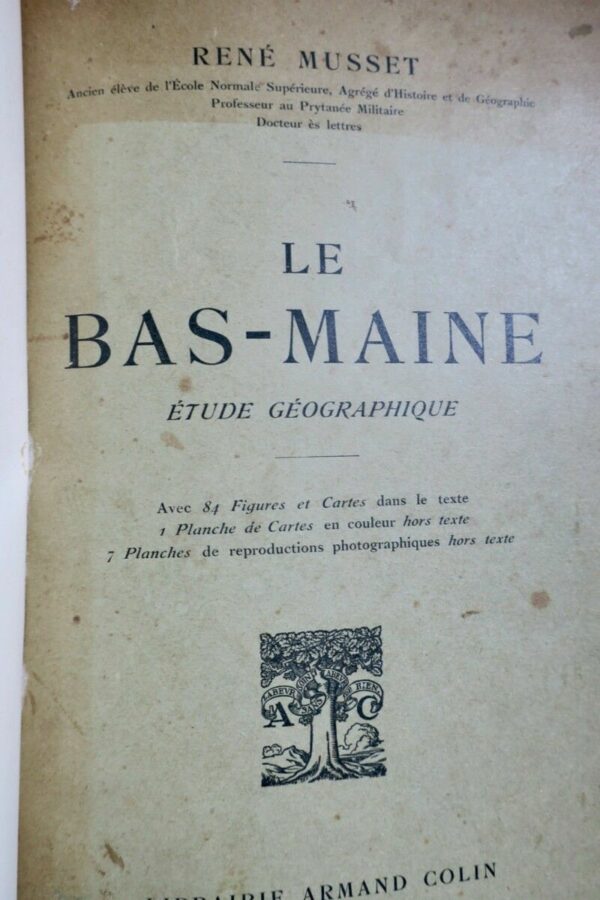 Bas-Maine. Etude géographique 1917 – Image 3