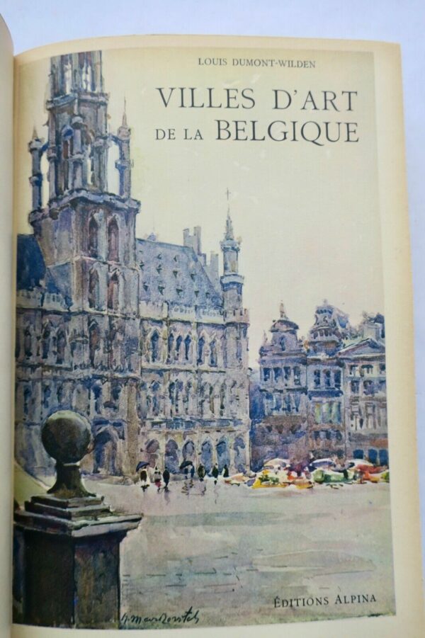 Belgique  VILLES D'ART DE LA BELGIQUE 1942