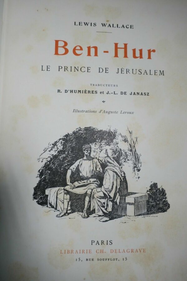 Ben-Hur, le prince de Jérusalem Illustrations d'Auguste Leroux – Image 6