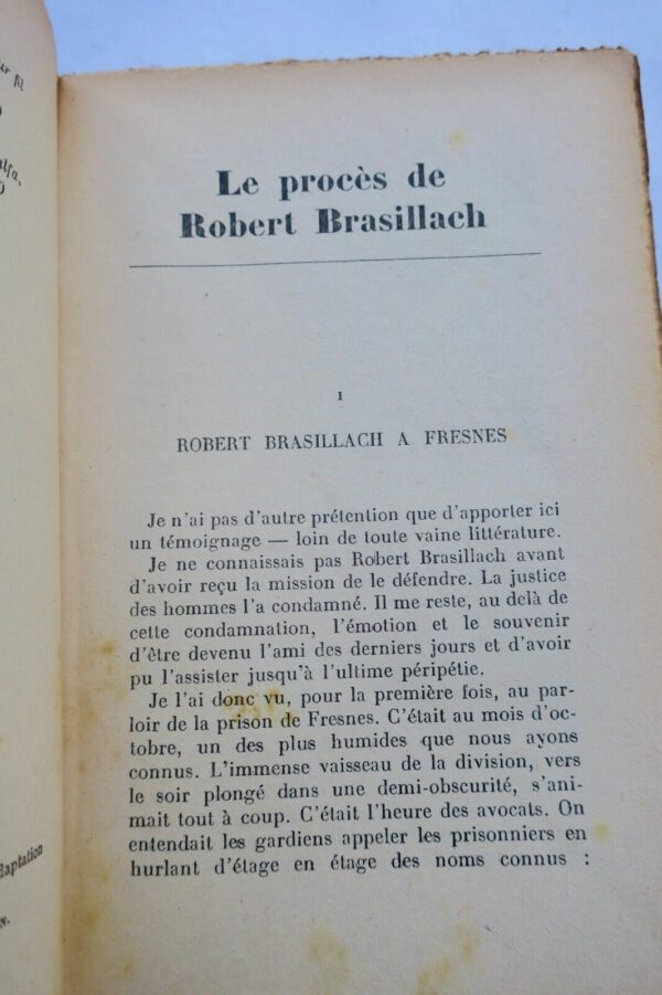 Brasillach ISORNI PROCES DE ROBERT BRASILLACH – Image 3