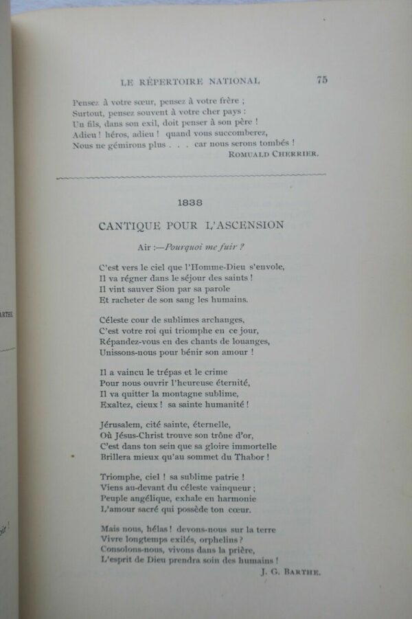 CANADA Huston Le Répertoire national ou Recueil de littérature canadienne 1893 – Image 4