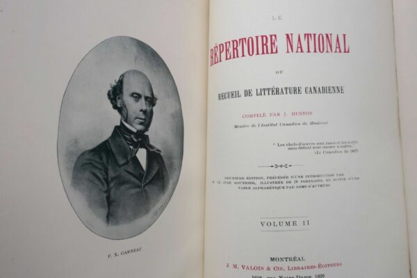 CANADA Huston Le Répertoire national ou Recueil de littérature canadienne 1893 – Image 6