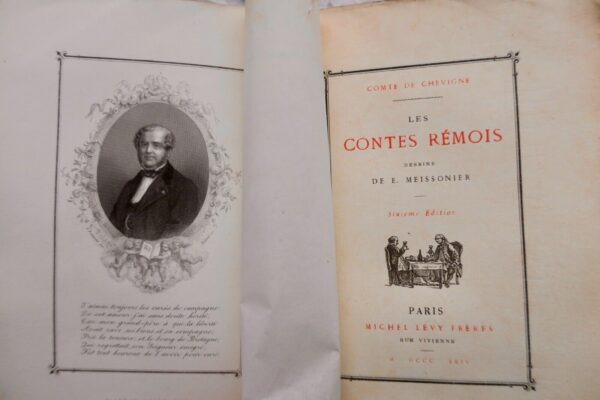 CONTES REMOIS dessins de E. Meissonier 1874