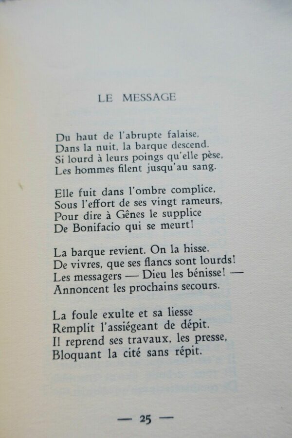 CORSE Paul Barboni - Lettre de Vincent Muselli Bonifacio, Ville morte – Image 3