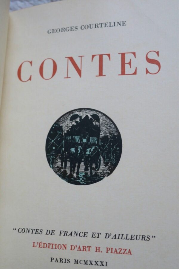 COURTELINE (Georges).- Contes ill-TOUCHET – Image 7