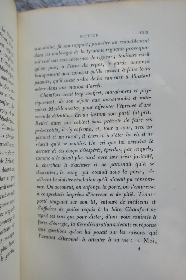 Chamfort  Oeuvres choisies de N. Chamfort 1879 – Image 9