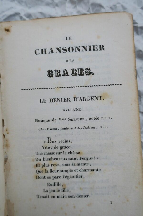 Chansonnier des Graces pour 1833 – Image 5