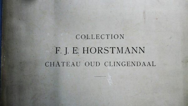 Collection F. J. E. Horstmann à Oud Clingendaal - Tableaux, Meubles, Tapisser... – Image 3