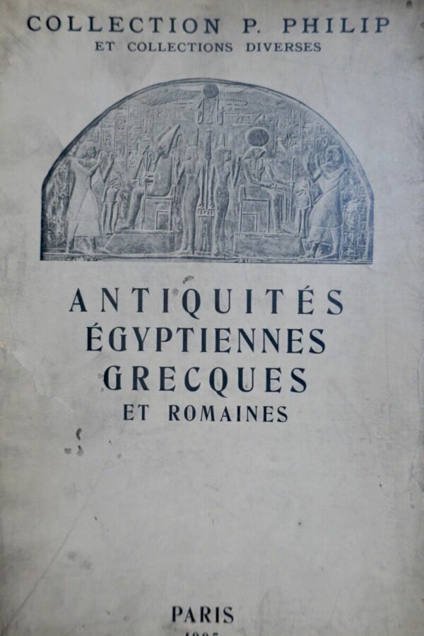 Collection P. Philip et collections diverses. Antiquités Égyptiennes grecques... – Image 3