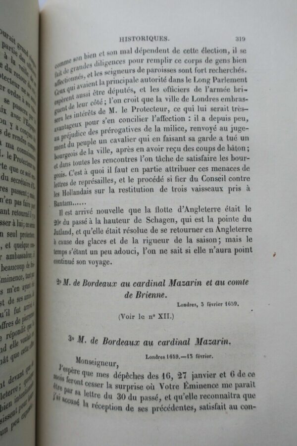 Cromwell Histoire du protectorat de Richard CROMWELL et du rétablissement 1856 – Image 5