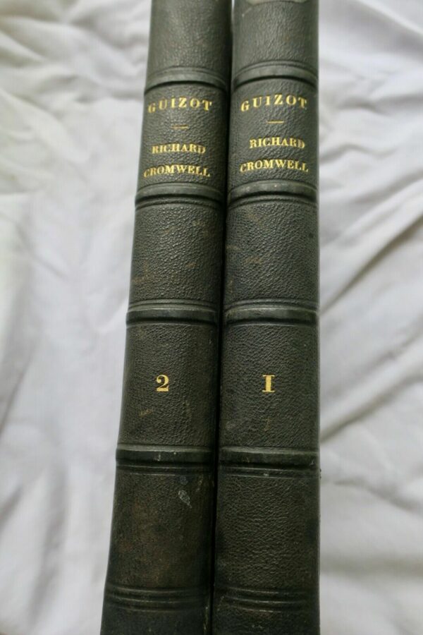 Cromwell Histoire du protectorat de Richard CROMWELL et du rétablissement 1856