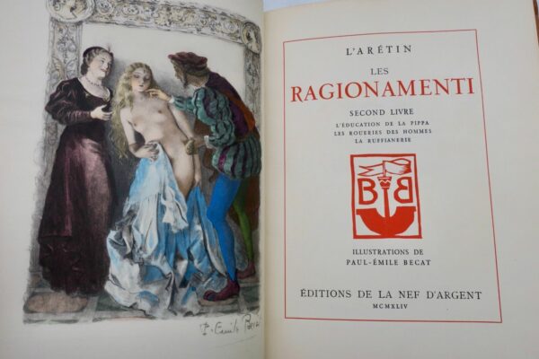 Curiosa L'Aretin. Les Ragionamenti Illustré par Paul-Emile Bécat – Image 8