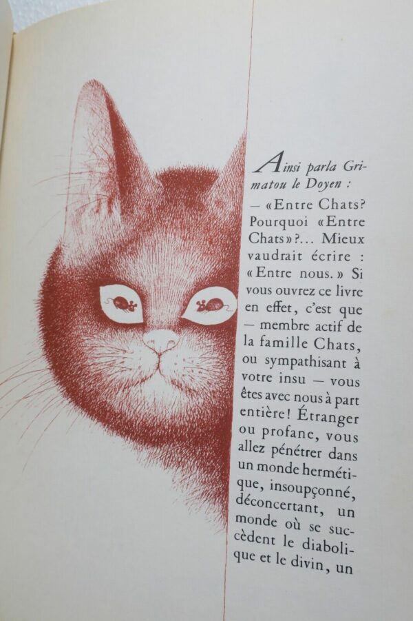 DUBOUT MERY Dr. Fernand. Entre chats. Illustrations de Dubout CHAT – Image 15