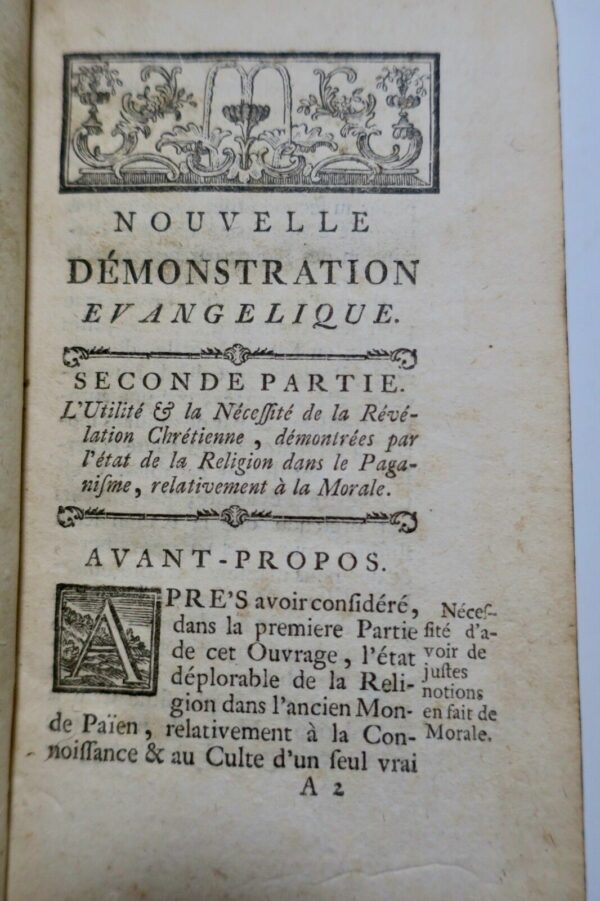 EVANGILE LELAND NOUVELLE DEMONSTRATION EVANGELIQUE 1768 – Image 6