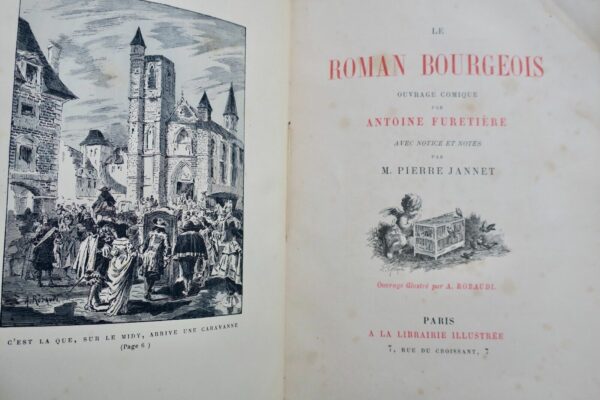 FURETIERE Le roman bourgeois. Ouvrage comique – Image 5