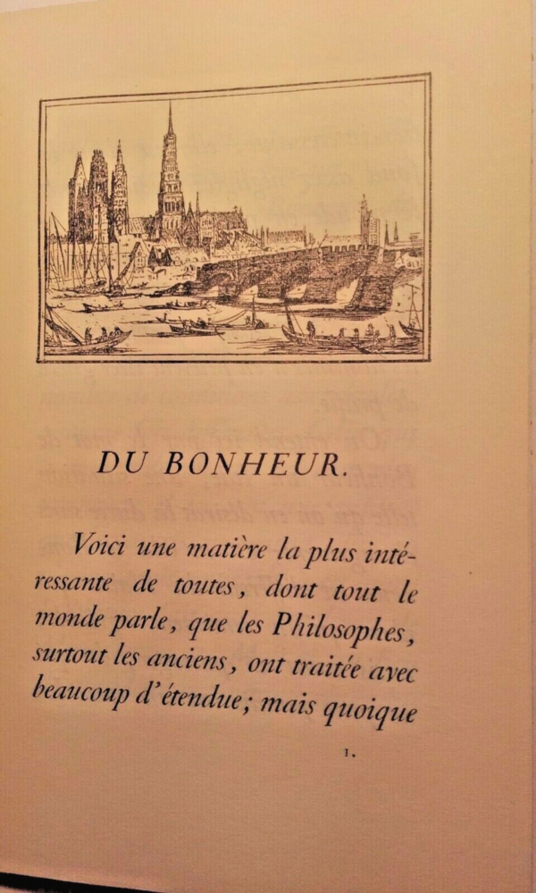 Fontenelle  du Bonheur par M. de Fontenelle suivi d'Aphorismes 1926 – Image 4