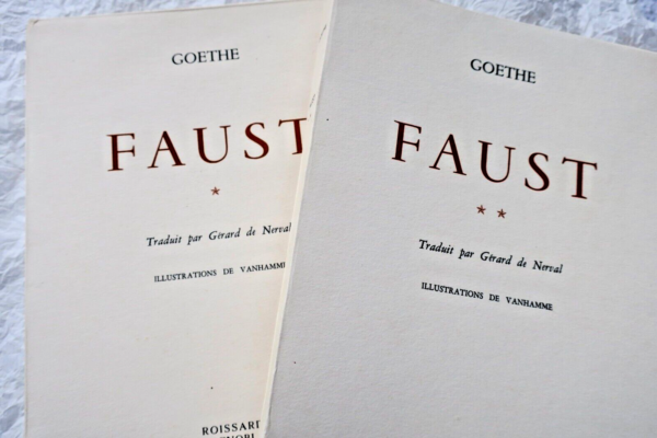 GOETHE - Traduit par Gérard de NERVAL. FAUST – Image 3